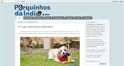 Desktop Screenshot of porquinhosdaindia.com