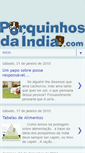 Mobile Screenshot of porquinhosdaindia.com